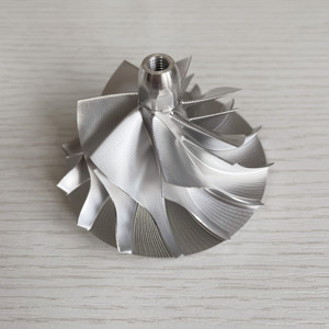 PTE55 55.00/76.20mm A22255-102.<span class=keywords><strong>Rev</strong></span> 0 00411 7 + 7 lames, fraisage en pointe, turbocompresseur fraisage/aluminium 2618/roue de compresseur à billettes - Product Image 2