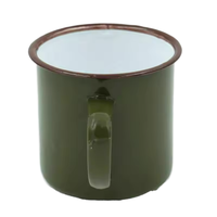 Mug de camping en métal émaillé 1200 ml, léger, écologique, portable, qualité alimentaire, durable, directement de l'usine, pour la randonnée, le pique-nique, les voyages