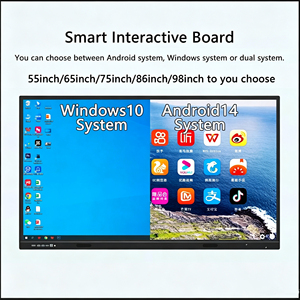 Extra large interactive whiteboard smart panel 65 75 110 "touch screen for education business and online learning - Product Image 6