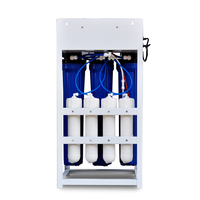Filtre à eau pour toute la maison 6 étapes 20 pouces Big Blue, boîtier de filtre bleu avec cadre de support, remplacement facile des cartouches