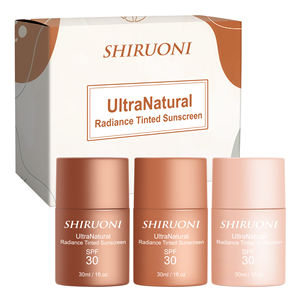 Özel etiket renkli güneş koruyucu Spf 30 nemlendirici All-In-One UVA UVB Mineral güneş koruyucu tüm cilt tipi için - Product Image 3