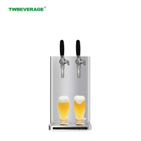 Distributeur de bière pression durable pour comptoir de bar, 262W, refroidissement 0.5-8 ℃   Machine à distribuer de la bière pour les boîtes de nuit et les événements