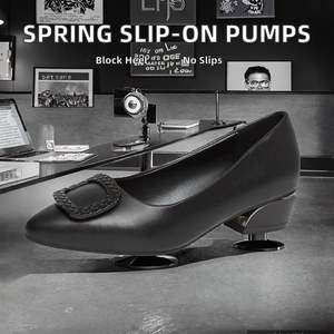 Sandalias de Tacón Abierto para Mujer, Verano 2025, Zapatos de Playa para Turismo con Nueva Decoración Floral, Cierre de Cordones, Característica Impermeable - Product Image 2