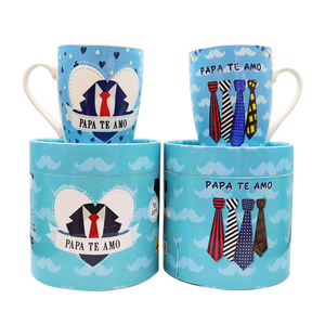 Venta al por mayor de la taza de café de cerámica <span class=keywords><strong>con</strong></span> embalaje mejor regalo para España, Día del Padre - Product Image 6