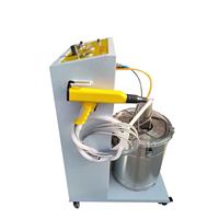 Machine de flocage électrostatique automatique pour velours avec PLC et composants principaux de pompe