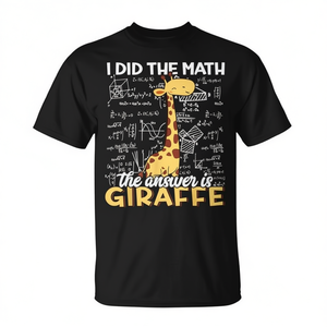 Hice la cuenta y la respuesta es que la camiseta con estampado de jirafa es ideal para amantes de los animales del zoológico. - Product Image 2