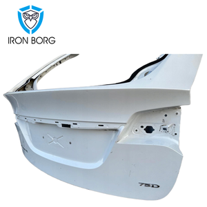 Puerta Trasera para Tesla <span class=keywords><strong>S</strong></span> Modelo X MX 1069548-E0-B, Tapa de Maletero Trasera Negra - Product Image 6