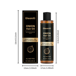 GleamXi Smoothing Nourishing Herbal <strong>Onion</strong> <strong>Hair</strong> <strong>Oil</strong> for <strong>Hair</strong> Growth Anti <strong>Hair</strong> Loss - Product Image 1