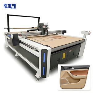 Machine de découpe automatique à couteau vibrant haute vitesse REMEYA pour la découpe de mousse EVA, de coton perlé et d'intérieurs de voiture, certifiée CE - Product Image 1