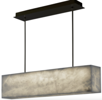 Lampe en forme d'alphabet en laiton pour restaurant, lampe de table rectangulaire pour bar, lustre de luxe moderne simple et créatif