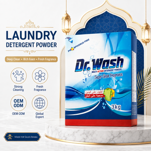 Caja de cartón personalizada gratis, detergente biológico para lavar, detergente para ropa, polvo de jabón de la marca China de Dong, 3kg - Product Image 3
