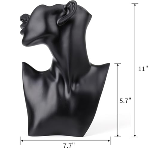 Modern Figure Bust Jewelry Necklace Jewelry Stand Desktop Storage Resin Crafts <b>Ornament</b> - Product Image 2