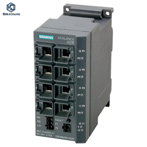 Industrial <b>Ethernet</b> <b>Switch</b> Module 6GK5208-0BA10-2AA3 6 for SCALANCE X208 PROFINET IO Network - Product Image 1