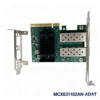 Carte réseau Connect X-6 MCX631102AN-ADAT double port 25GbE SFP28 PCIe Gen4 x8 RDMA RoCE AI HPC Ethernet NIC