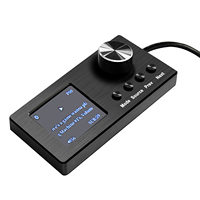 Amplificateur audio de voiture avec réglage du volume des haut-parleurs principaux et des caissons de basses, électronique automobile, télécommande filaire LCD