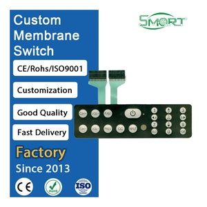 Thông minh thiết bị điện tử thâm quyến New OEM SMT cảm ứng mềm mại màng chuyển đổi với dập nổi mái vòm kim loại đẩy nút - Product Image 1