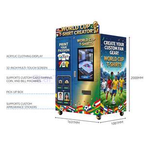 ตู้จำหน่ายเสื้อผ้าอั<span class=keywords><strong>จ</strong></span>ฉริยะ AI รุ่นใหม่ พร้อมหน้าจอสัมผัสอิเล็กทรอนิกส์สำหรับปรับแต่งข้อความและลวดลายส่วนตัว - Product Image 6