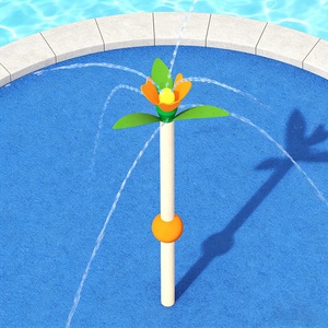 Fleur aquatique rotative en <span class=keywords><strong>acier</strong></span> inoxydable pour parc aquatique, jeux pour aire de jeux aquatique et <span class=keywords><strong>piscine</strong></span> - Product Image 4
