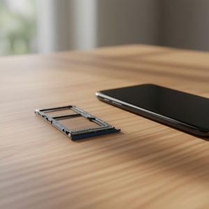 Tiroir SIM pour téléphone portable Xiaomi Redmi 15 bleu - Product Image 3