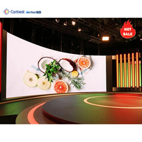 Intérieur P2.5 2.5Mm Doux Flexible Led Écran Polychrome Circulaire Rond Led Vidéo Mur 360 Degrés Incurvé Led Affichage