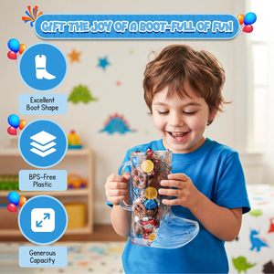 Tasses à shot en forme de bottes de cowboy 17oz avec poignée en plastique sans BPA réutilisables, logo personnalisé, thème western, pour mariage, enterrement de vie de jeune fille, fête d'anniversaire - Product Image 3