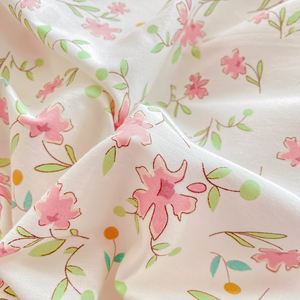 Funda nórdica con flores, juego de cama Reversible con flores de colores, funda de edredón de algodón suave <span class=keywords><strong>para</strong></span> niños y <span class=keywords><strong>niñas</strong></span> adolescentes - Product Image 4