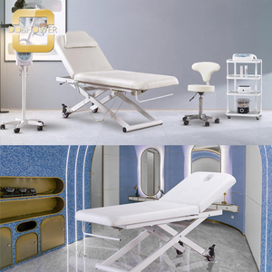 Fabrication de <span class=keywords><strong>lit</strong></span> de soin facial inclinable tout usage avec <span class=keywords><strong>lit</strong></span> de massage électrique pour le corps, fournisseur de table de traitement électrique à 1 moteur blanc - Product Image 5