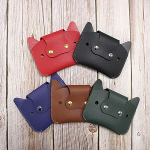 Handmade custom leather cartoon coin <b>purse</b>, cute pig coin and earphone organizer. - Product Image 1