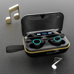 TWS Màu Xanh Răng 5.0 Tai Nghe Stereo Không Dây Earbuds HIFI Âm Thanh Thể Thao Tai Nghe Tai Nghe Chơi Game Tai Nghe Với Sạc Trường Hợp - Product Image 3