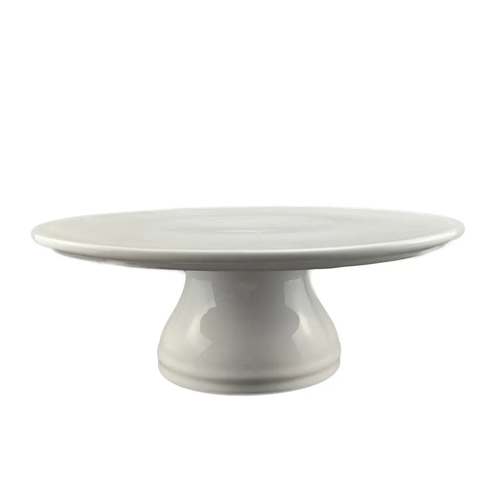 Modern White Party Decorating Fancy Ceramic Cake Stands for Wedding Cakes