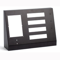 Support de sol à écran tactile personnalisé, résistant aux intempéries, kiosque vide, boîtier d'écran LCD en acier, châssis réseau