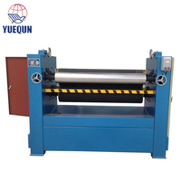YUEQUN Pompa Tekan Berbantalan Gearbox Motor 5.5kW Dikontrol PLC Akurasi Tinggi Dua Rol untuk Produksi Lem Kayu Lapis