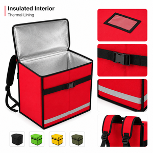 Mochila Térmica Impermeable para Entrega de Comida, Lista para Enviar, en Stock, Bolsa para Pizza para Motociclistas, Venta al Por Mayor, Entrega Rápida - Product Image 3
