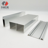 Profils de cadre de placard en alliage d'aluminium série 6000 de haute qualité, durables, légers, systèmes de placards modernes, service de découpe de portes