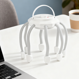 Massageador de Couro Cabeludo Ergonômico Recarregável Massageador de Cabeça Portátil Versátil Massageador Terapêutico para Cabelo - Product Image 1