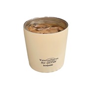 Tasse à lait isotherme à double paroi style français, design moderne et minimaliste, mug thermique portable en acier inoxydable pour la maison et le café