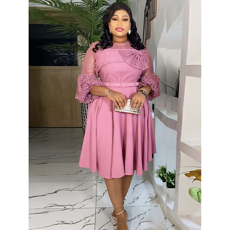 Ankara Short Gown Daviva Gown Styles Lace And Ankara Combination