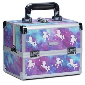 Boîte de rangement pour <span class=keywords><strong>maquillage</strong></span> professionnelle Bingo, trousse de <span class=keywords><strong>maquillage</strong></span>, boîte de rangement de vanité avec miroir et sac à pinceaux de <span class=keywords><strong>maquillage</strong></span> (<span class=keywords><strong>Licorne</strong></span>) - Product Image 1