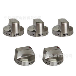 Perillas Metálicas para Estufa de Gas Dg64-00473A, Acero Inoxidable, Paquete de 2 o 5 Unidades, para Repuestos de Estufas - Product Image 3