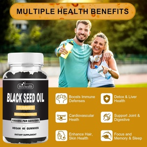 Gummies à l'huile de nigelle riches en <span class=keywords><strong>vitamine</strong></span> C, extrait de miel, huile de nigelle et autres ingrédients pour renforcer la défense <span class=keywords><strong>immunitaire</strong></span> - Product Image 4