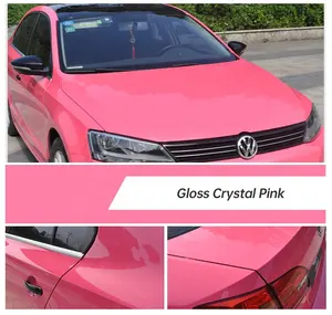 Pellicola autoadesiva per auto di fabbrica di alta qualità OEM nardo grey pink vehicle vinyl wrap rolls per auto