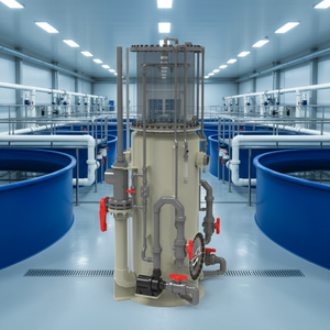 فلتر مياه STP 400 15T للبيع بالجملة لأحواض تربية الأسماك في المياه العذبة والمالحة، جهاز تدوير المياه وفصل البروتين عالي الجودة من البلاستيك - Product Image 1