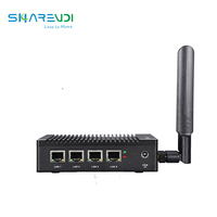 Mini PC ShareVDI con Doble Módem 4G, NUC 4LAN N3710 N100 N150, Router Firewall Pfsense Sin Ventilador para Uso Industrial