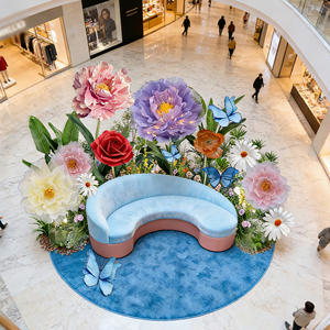 Fiori Giganti <span class=keywords><strong>di</strong></span> Carta per Decorazioni <span class=keywords><strong>di</strong></span> Feste, Peonie Verticali per Matrimoni ed Eventi - Product Image 5