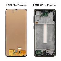 Untuk Samsung Galaxy A33 5G SM-A336 Layar In-cell 6.1 Inci Digitizer Full Assembly dengan Frame (Hitam)