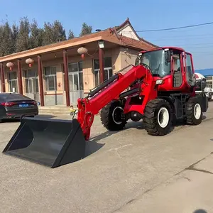 Teleskop Bongkar Pasang Mini Boom Is Boom Loader Belakang Hoe Loader Buatan Cina