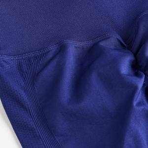 กางเกงโยคะสำหรับผู้หญิงชุด2ชิ้นเอวกลางยิมฟิตเนสสวมใส่ชุดชั้นในที่ล้าหลังแบบระเหิด - Product Image 6