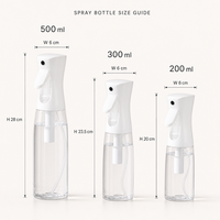 Pulvérisateur à pompe continue pour cheveux fins de 200 ml, pulvérisation automatique de nettoyage au laser, bouteille de pulvérisation de brume d'eau et d'alcool pour le soin des cheveux et le nettoyage