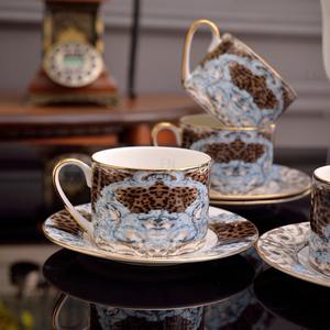 New Design Western Luxury Kitchen Accessories Bone China Coffee Tea Sets - Product Image 5