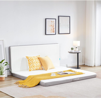 Großhandel Memory Foam Falt matratze 4 Zoll Gel-Infused Boden matratze Atmungsaktive dreifach gefaltete Matratze Topper mit Bezug benutzer definierte